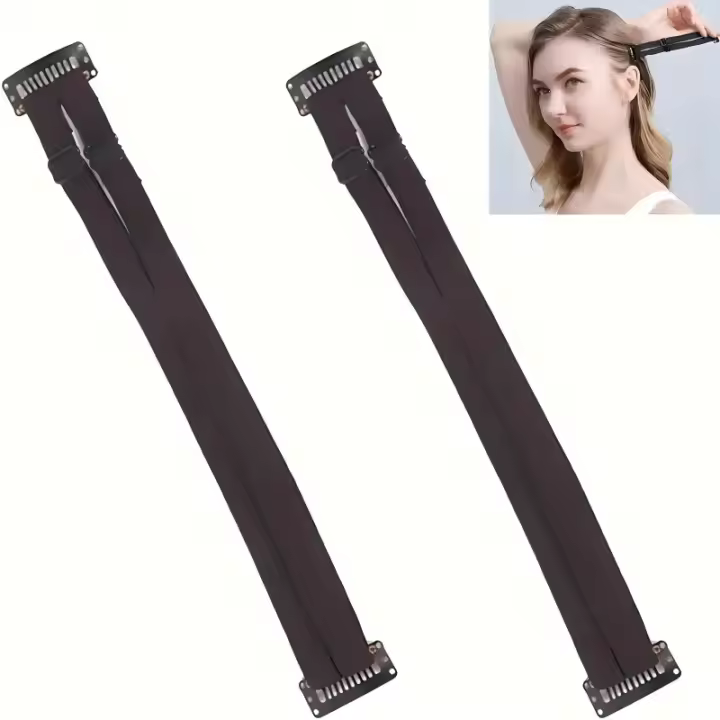 2PCS Cinturones Para El Rostro Con Clips Invisibles - Correas Elásticas Para Elevación Effortless Antideslizantes Mejorador De Belleza - 1