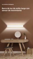 Lámpara LED Recargable Por Sensor De Movimiento 50/30/20cm Magnética Para Armario Closet Iluminación Nocturna Barra Con Inducción - details 0