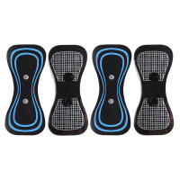 Parches De Gel Para Masajeador De Cuello EMS Reemplazo De Entrenador De Caderas Estimulador Muscular Adhesivo Accesorios De Masajeador Corporal Negro - details 2