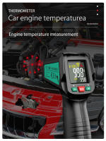 Termómetro Infrarrojo Digital No Contacto Precisión Alta Emissivity Ajustable -50~580C Medidor De Temperatura Industrial - details 23