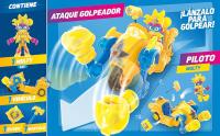 SUPERTHINGS KAZOOM POWER – Combat Vehicle Multy. Vehículo de combate de Multy de la serie de TV “Superthings Kazoom Power”. Contiene 1 Combat Vehicle, 1 Multy exclusiva, 1 arma y 1 accesorio - details 1