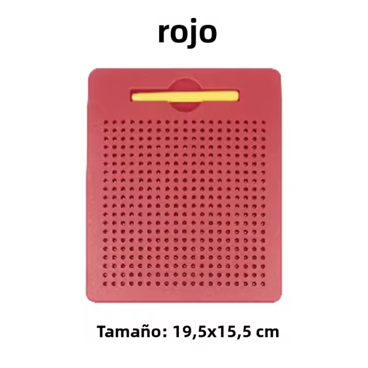 Tablet De Dibujo Con Bola Magnética Y Stylus Magnético Para Niños Tablero Educativo Montessori Para Actividades De Viaje - 1
