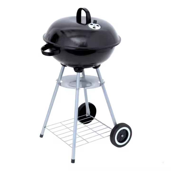 Barbacoa de carbón Aktive Barbecue con tapa y accesorios negro - 1