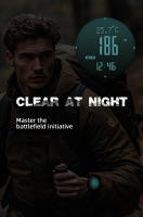 Reloj Digital Para Hombre NORTH EDGE APACHE-46 Deportivo Al Aire Libre Con Altimetro Barometro Y Compas Resistente Al Agua WR50M - details 5
