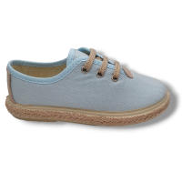 Vulpeques Zapatilla Lino 1000-PS Niño CELESTE Zapatillas calzado niños Summer ROYALE CORDONETS - details 2