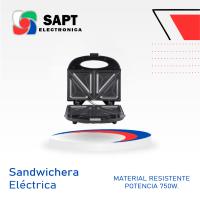 SAPT Sandwichera Eléctrica 750W – Placas con Corte Preciso – Diseño para Sándwiches Perfectos  y Grill– Fácil de Usar y Limpiar – Indicador Luminoso – Compacta y Segura para Cocina - details 1