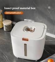 Cubeta De Arroz 10/5kg a Prueba De Humedad Y Plagas Con Tanque Sellado Superficie Compresionado Caja De Almacenamiento Para Cocina Material Plástico Estilo Clásico - details 3