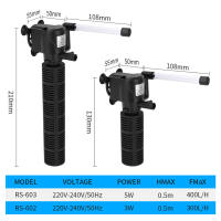 Filtro De Acuario Silencioso 3 En 1 Con Bomba Interna Y Purificador De Agua Accesorios Para Filtro Submersible De Oxígeno - details 10