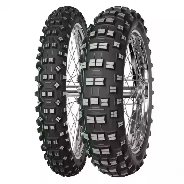 Neumático Moto Mitas-90/100 -21 57R Terra Force-Ef Super Light (Raya Verde) Fim-Enduro-Delantera - 1