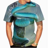 Camiseta Gráfica 3D De Serpiente Para Hombres/Mujeres/Criaturas Personales Talla Grande Hasta 6XL Estilo Casual Para Todas Las Estaciones - details 6