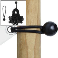 30pcs Bungee Ball Para Sujeción De Tarpalas Y Poles De Bandera Cordón Elástico Accesorio De Tensión Para Tienda De Campaña - details 23