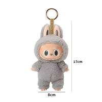 POP MART LABUBU Figura De Colección De Vinilo Macaron Serie Cara Blind Box Juguete De Peluche Colgante Para Juegos De Agua - details 10