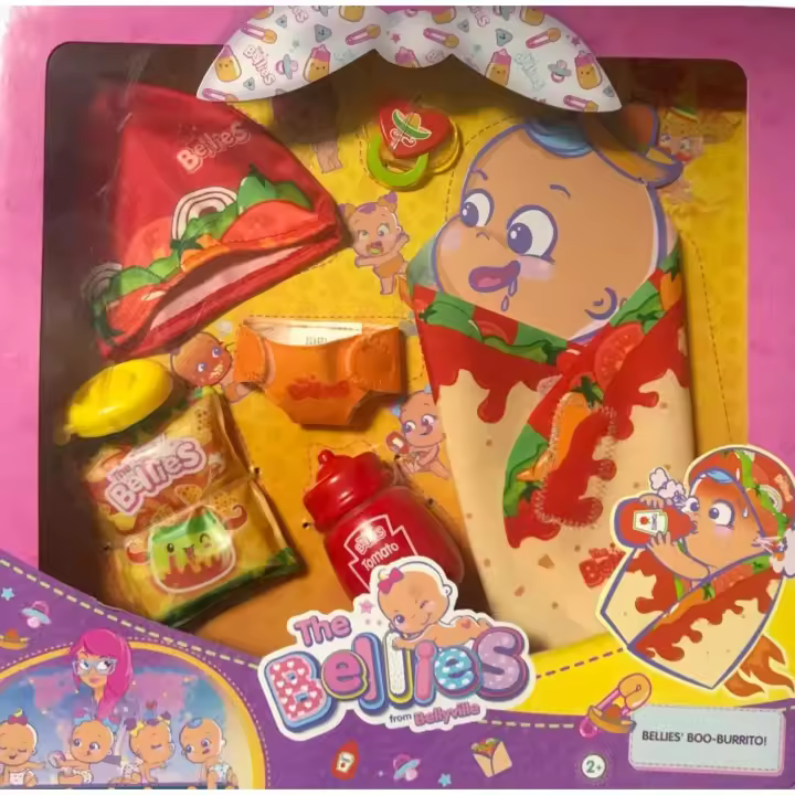 THE BELLIES - FROM BELLYVILLE - ROPITA y ACCESORIOS - Bellies BURRITO - Coleccionable - FAMOSA - Mayores de 2 años - 1