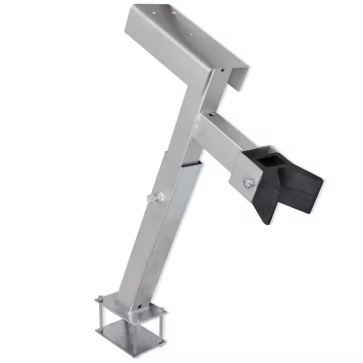 vidaXL Soporte con tope de proa para remolque de barcos - 1