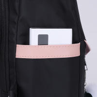 Mochila informal de de de tela Oxford, bolso bolso escolar viaje antirrobo, hombro bidireccional mul - details 12
