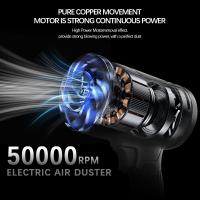 Secador De Pelo Turbo Black Storm 50000RPM Para Eliminar Nieve Y Polvo Ideal Para Invierno Compatible Con Batería Makita 18V - details 2