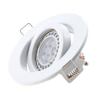 2/6/10PCS Enclavamiento GU10 Soporte De Marco De Aluminio Base MR16 Sin Ajuste Para Bombillas LED De 50mm Material Metálico Para Iluminación De Vestíbulo - details 9