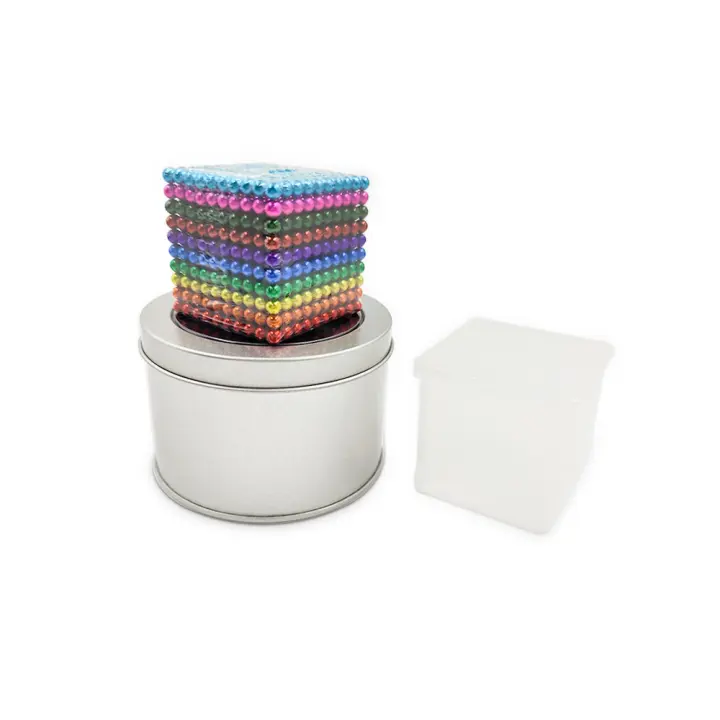 Bolas magnéticas 3D de esritorio para aliviar el estreno, 1000 piezas(5mm),juguetes Educativos de apéndice, Cubo Mágico, para Construcción de Figuras y Juegos Creativos,Original,Bolas Colores antiestrés - 1