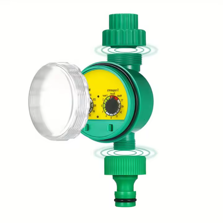 Sistema De Riego Automático Para Jardín Con Timer Fácil De Configurar Y Válvula De Bola Controlador De Riego Exterior Para Prados - 1