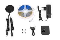 Lámpara De Noche Flexible COB LED Con 2 Sensores Móviles De Detección De Movimiento PIR Para Decoración De Dormitorio Regalos De Navidad - details 9