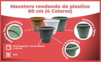 Banner - Macetero rendondo de plastico