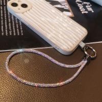 Lanyard De Teléfono Con Diamantes Brillantes Cuerda Antipérdida Para Llaves Accesorios De Teléfono Unisex Material De Poliéster - details 6