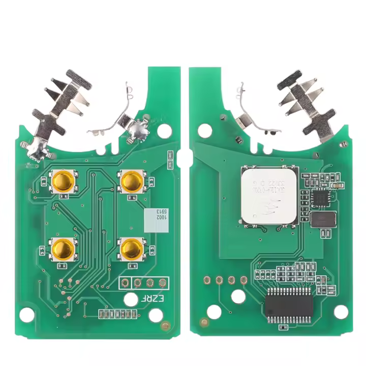 Llave Inalámbrica Inteligente Jingyuqin Para Coche Renault Megane 4 Cuptur Duster Koleos Espace 4 Botones 434MHZ AES 4A PCF7953M - 1