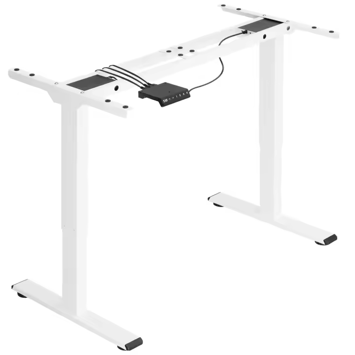 Tectake - Estructura eléctrica y ajustable en altura para mesa Melville 110-168 x 60 x 70-119 cm  Estructura eléctrica para mesa de diseño moderno  Altura ajustable de forma continua  Anchura ajustable de forma continua - 1