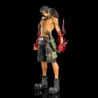 Figura De Anime 26cm One Piece Portgas D Ace Puño De Fuego Postura De Estación Estatua PVC De Colección Para Escritorio Regalo De Juguete - details 0