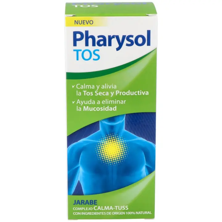 Jarabe para Tos Pharysol 170Ml de Reva Health - Indicado para calmar y combatir tanto la tos seca como la productiva, a la vez cuida del tracto respiratorio, suavizando y calmando el dolor e irritación, y ejerce una acción expectorante. - 1