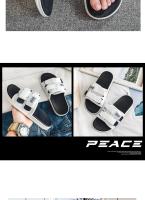 Zapatillas De Hombre Para Exterior E Interior Antideslizantes Con Suela Suave Cierre De Ganchillo Sandalias De Playa Estilo Casual Para Verano - details 13