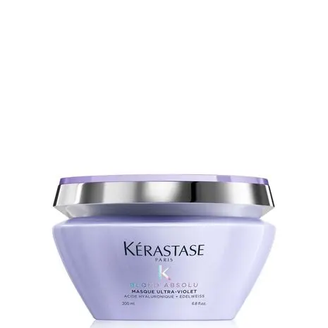 Kérastase Blond Absolu Masque Ultra-Violet 200 ml - Mascarilla Ultra-Violeta para Cabello Rubio con ácido hialurónico neutraliza los tonos indeseados - 1