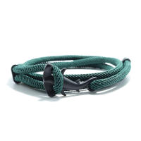 Nuevo Pulsera De Animal De Oceano Tiburón Para Hombres Cordón De Nylon Multicapa Ajustable Joyería De Camping Accesorios De Playa Joias - details 7