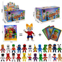 Juguetes PVC Aleatorios De La Tarjeta De Juego Stumble Guys Figuras De Acci\u00f3n De Anime De Los Personajes De Stumble Guys Set De Mu\u00f1ecos Modelo Para Coleccionistas - details 0