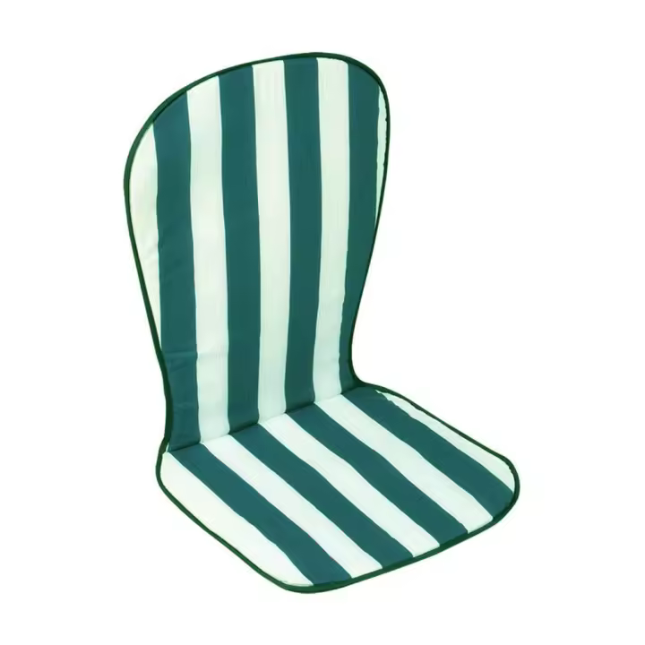 Cojines respaldo alto raya verde 88x40x2cm lote 2 - 1