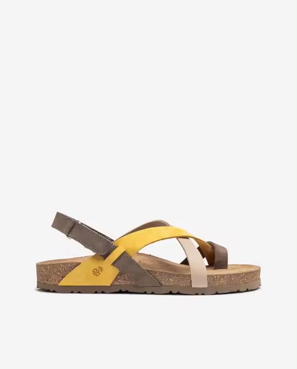 YOKONO Sandalia plana JERBA-718 amarillo - 1