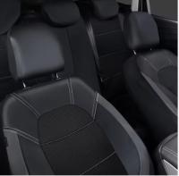 Funda de asiento de Coche de cuero Pu Universal, Canvas transdurable, cojín de asiento y asiento, Protección complete, 9 Unidades por juego - details 2