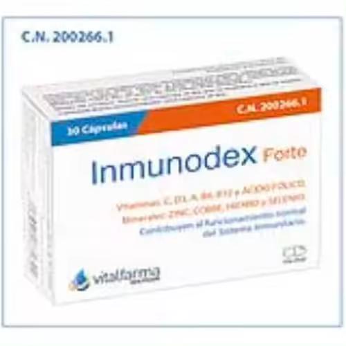 Vitalfarma Inmunodex Forte 30Cap - Fortalece el Sistema Inmunológico - 1