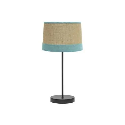 FABRILAMP Lámpara de Mesa Sobremesa Tietar 1xe14 Saco/Turquesa 44x22x22 Cm - Diseño Moderno - 1
