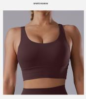 Vnazvnasi Top Deportivo Para Mujer Ropa De Gimnasio Sujetador De Yoga Top De Gimnasio Sujetador Sin Cierre Secado Rápido Nylon - details 12