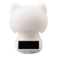 Gato De La Suerte Con Brazo Balanceándose Solarmente Decoración Para Oficina Hogar Coche Ornaments De Plástico - details 2