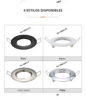 Soporte De Lámpara MR16 GU10 GU5.3 Cuerpo De Hierro Marco Con Base GU10 MR16 Para Iluminación De Techo Fijación Self-contained LED Bulbs - details 1