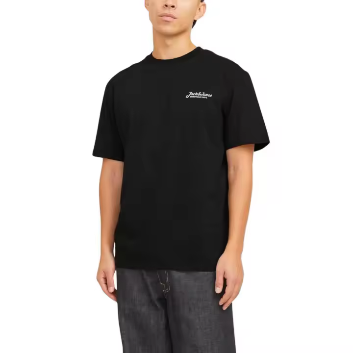 JJBEAU TEE SS CREW NECK Black - 1