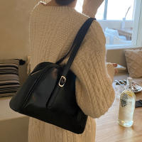 Bolso De Hombro Para Mujer Vintage Gran Capacidad Textura De Moda Bolso De Viaje Corto Chic Bolso Hobo Diseñador Bolso Solidario De Brazo - details 26