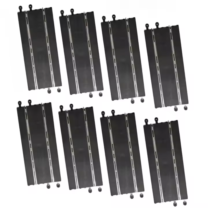 Pack de 8 pistas Rectas compatibles Slot ampliación. Escala 1:32. Rectas de 350 mm para Circuito de carreras y coleccionistas - 1