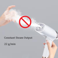Plancha Vapor Vertical 2 en 1 Plegable, 1000W 110ML - Vaporizador de Mano Portátil, Calienta en 30 Segundos, Elimina Arrugas, Olores y Desinfecta - Diseño Compacto y Ultraligero (Blanco), para Viajes, Hogar - details 1