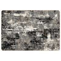 vidaXL Alfombra lavable antideslizante 120x180 cm Color Negro,  Mosaico,  Blanco y negro y mas Alfombras de área  Alfombra de Piso para Sala de Estar Dormitorio Habitación Salón - details 7