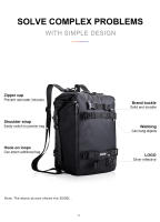 Bolsa Trasera De Motocicleta Rhinowalk Impermeable Para Almacenamiento De Sillín 30L/20L/10L Bolsa Interior De Luggage Motocross - details 4