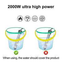 Calentador de Agua Eléctrico de Inmersión de 3000W - details 2