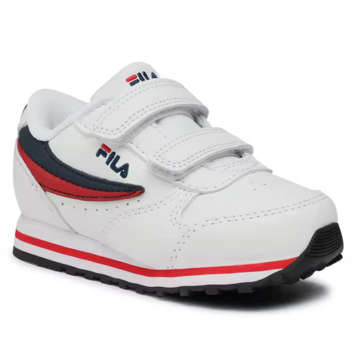 Zapatillas Fila Orbit Velcro Infantil Blanco Azul  1011080-98F - 1